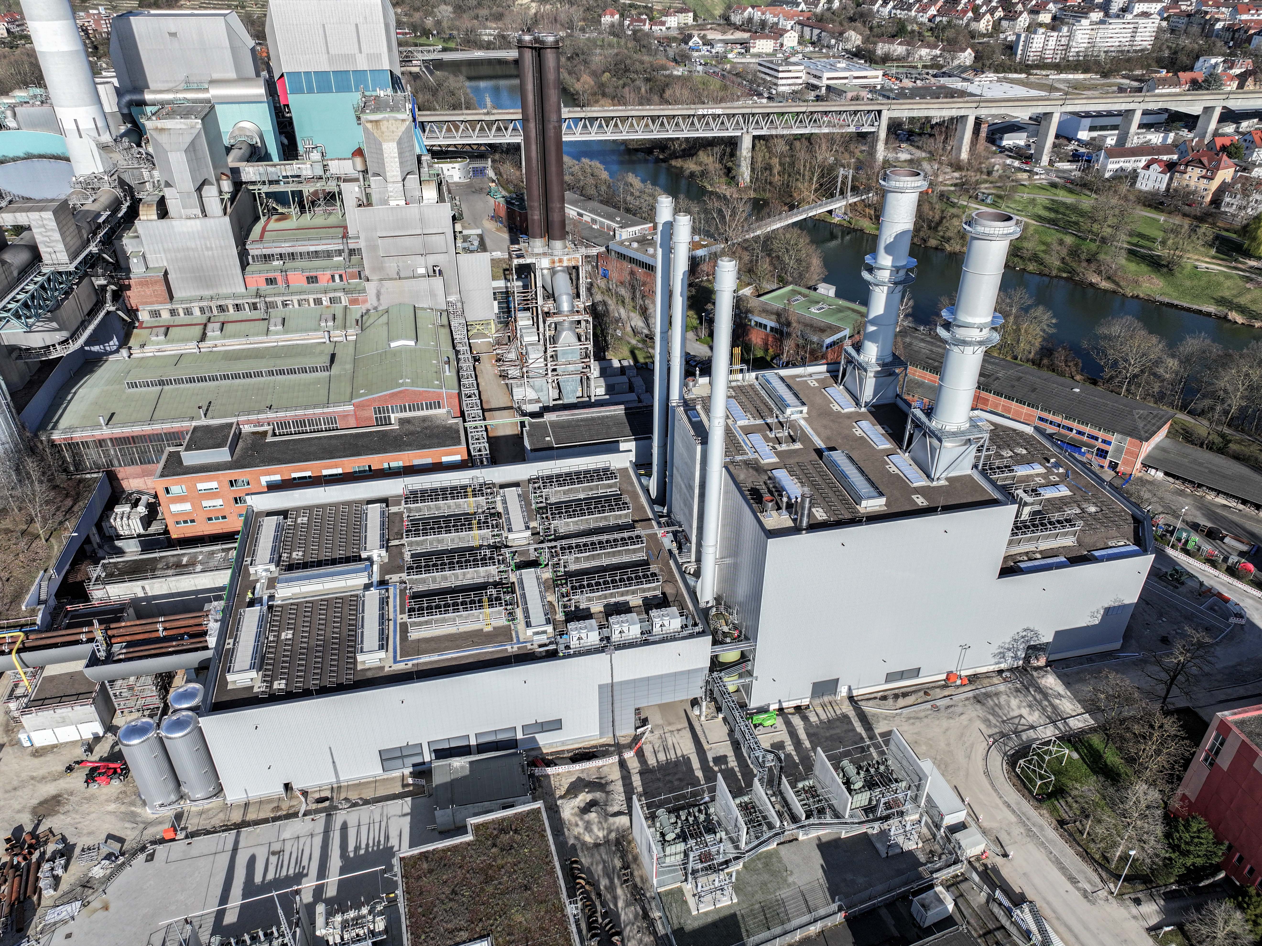 EnBW Stuttgart Munster Hydrogen Ready gas turbine Plant