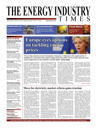 Selected highlights from the October 2022 edition of The Energy Industry Times
